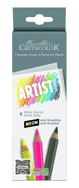 Cretacolor Studio Mega Neon + Graphite