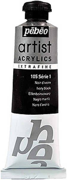 Acrylic EF 37 ml /1 - 105 Ivory black