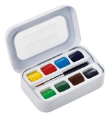Akvarelové barvy Sennelier mini 8ks + štětec