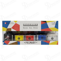 Obrázek produktu - Sada inkoustů Sennelier- základní barvy 5x30ml