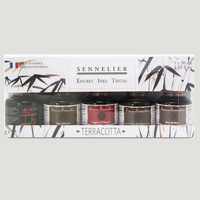 Obrázek produktu - Sada inkoustů Sennelier - hnědé odstíny 5x30ml