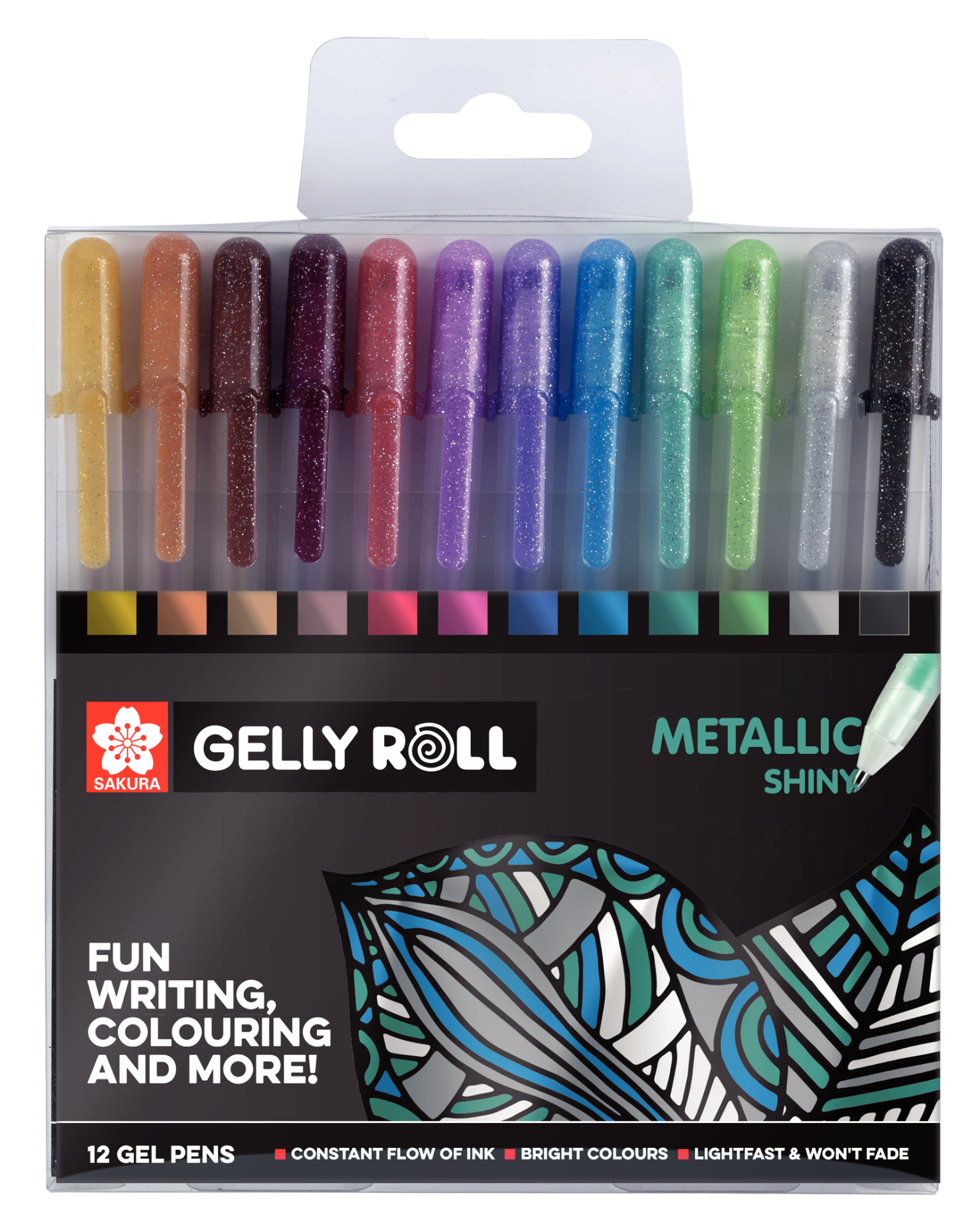 SAK Gelly Metallic Set 12