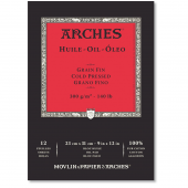 Arches skicák lepený 23x31cm 12l CP 300g - Oil