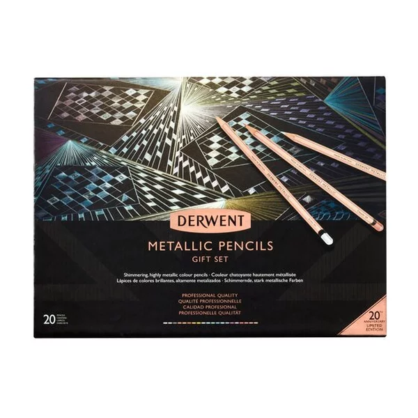 Sada metalických pastelek Metallic - 20ks