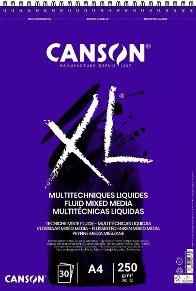 XL Fluid Mix-Med skicák krouž.vazba A4 30l S 250g 