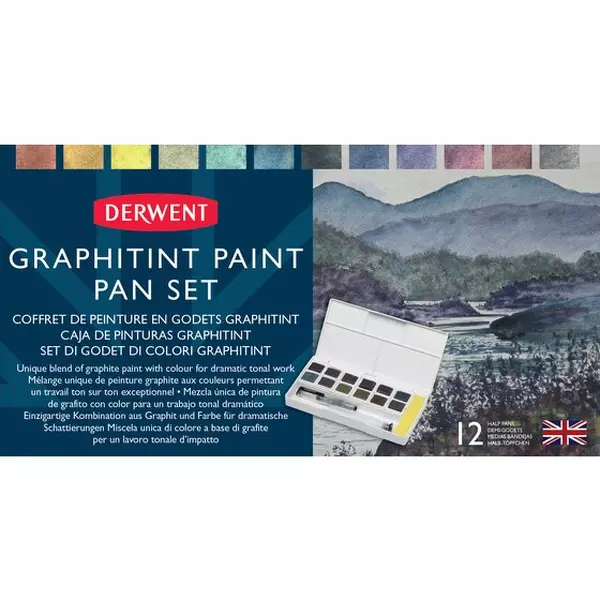 Sada GRAPHITINT PAINT PAN SET - 12ks 